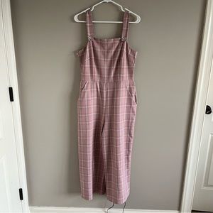 women’s plaid jumpsuit